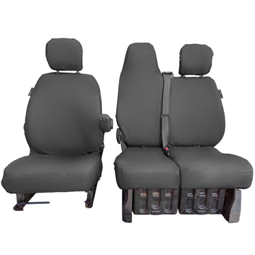 Renault Trafic 2014+ Tailored  Seat Covers - Three Front Seats Double Folding Middle Front Seat