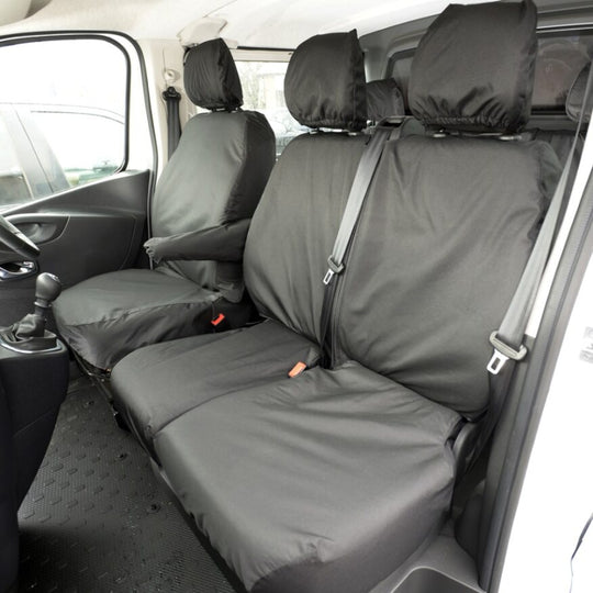 Vauxhall Vivaro Van 2014-2019 Tailored Seat Covers - Three Front Seats