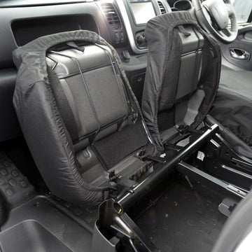 Nissan NV300 Van 2016-2022 Tailored  Seat Covers - Three Front Seats  Three Front Seats With Under Seat Storage
