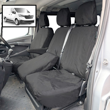 Vauxhall Vivaro Van 2014-2019 Tailored Seat Covers - Three Front Seats