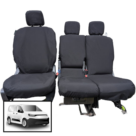 Vauxhall Combo Van 2019+ Tailored  Seat Cover - Three Front Seats