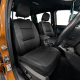 Driver & Passenger Semi-Tailored Leatherette Seat Covers - Waterproof & Airbag Compatible