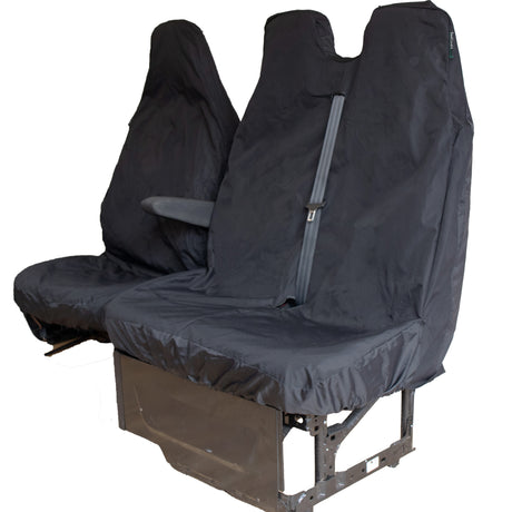 Driver & Double Passenger Van Seat Cover - Waterproof Airbag Compatible