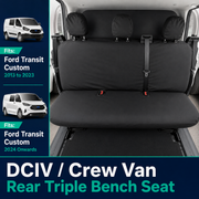 Ford Transit Custom 2013-2024 Tailored  Seat Covers - Rear Bench