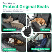 Ford Transit Custom Motorhome Leatherette Semi-Tailored Seat Covers (Pair)