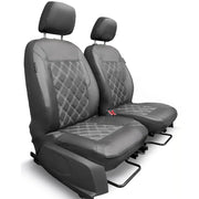 Ford Transit Custom Motorhome Leatherette Semi-Tailored Seat Covers (Pair)