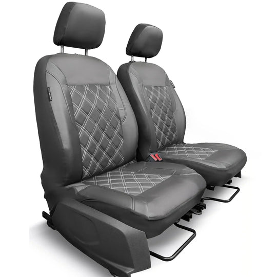 Ford Transit Custom Motorhome Leatherette Semi-Tailored Seat Covers (Pair)