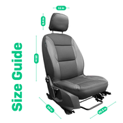 Maserati 3200GT & 4200GT Memory Foam & Leatherette Semi-Tailored Seat Covers (Pair)